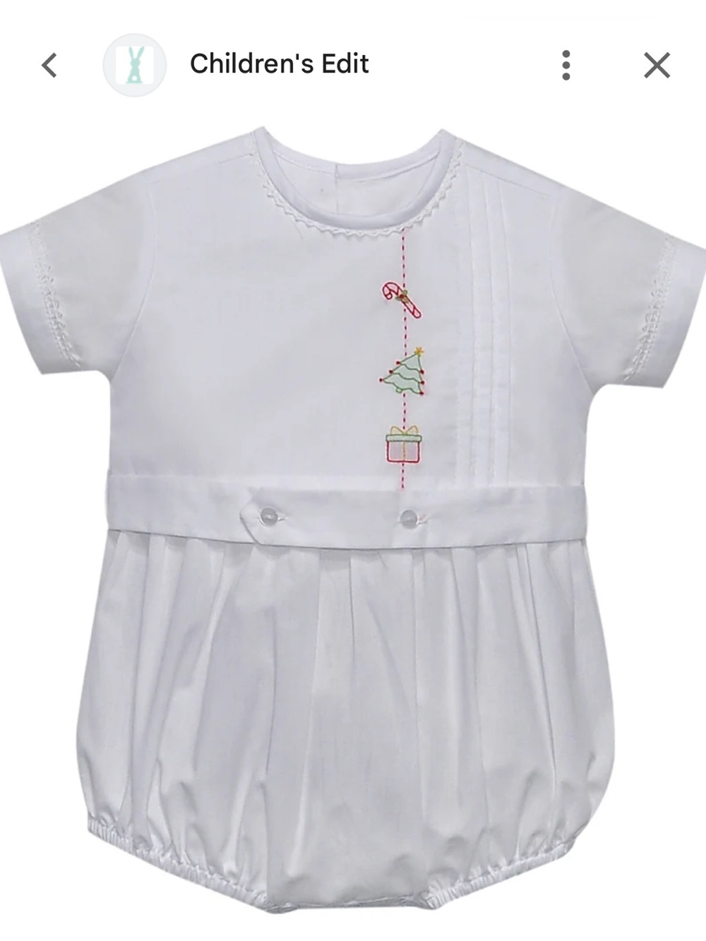 NWT Baby Sen Boy’s Christmas Bubble 6M